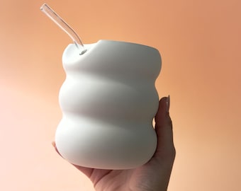 Molde de yeso para moldes de cerámica, molde para tazas, jarrones y tazas de gran tamaño sin asas.