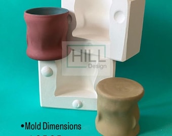 Mug Mold, Slip Casting Mold Ceramics And Porcelain, Craft Kit,Plaster Mug, Ceramic Casting,Handmade Mold,