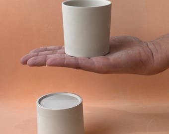 Slipcasting plaster mold for ceramic form Gipsform espresso cup Mug, handleless cup