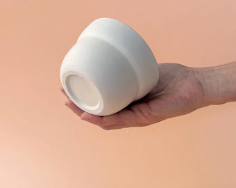 Molde de yeso colado deslizante, forma de cerámica, Gipsform, taza de tamaño mediano, jarrón, taza sin asa