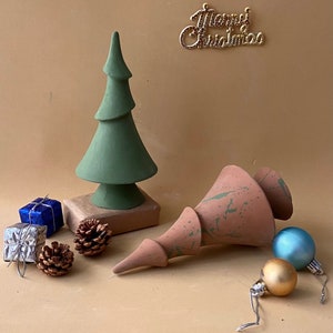 Christmas Tree Mold, Santa Mold, Ceramics And Porcelain, Craft Kit,Plaster Mug, Ceramic Casting,Handmade Mold, image 4