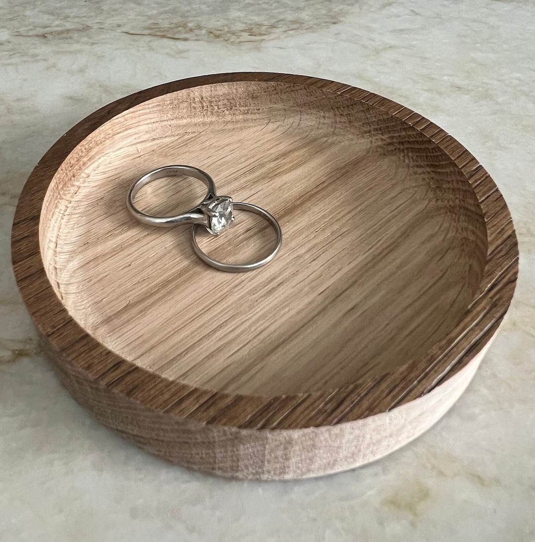 Wood Ring Dish / Jewelry Tray / Wood Catch All Tray Ring Tray Valet