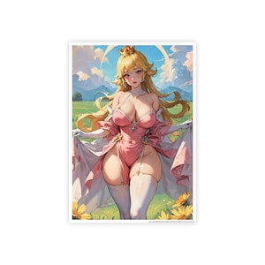 Peach Babe Gloss Poster
