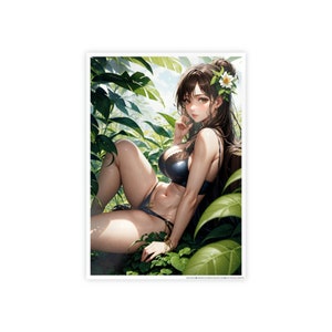Poster lucido di bellezza della foresta