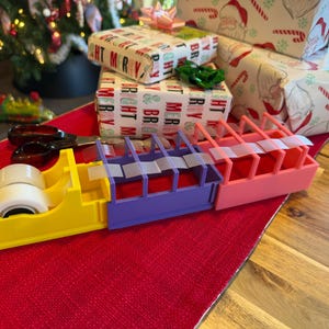 Revolutionary Tape Dispenser for Gift Wrapping | Pre-Cut Tape Strips | Fits