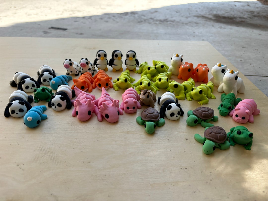 Premium Articulated 3D Printed Animal Fidget Toys - Perfect Desk Stress ...