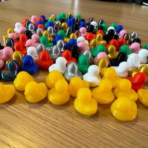 Tiny Mini 3D-Printed Ducks - Made in the USA - Delightful Hidden Surprise