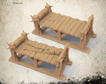 Torture Rack | DnD Miniature Terrain | Dungeons and Dragons | D&D | Tabletop | 28mm | Scatter | PLA Filament | 12k HiRes Resin |