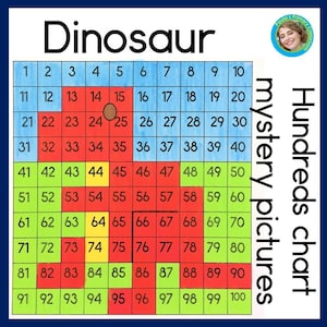 Dinosaurs 100s Chart | Hundreds Charts | 100 Chart Mystery Pictures