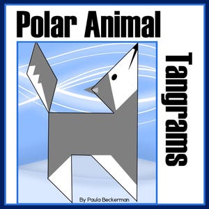 Polar Animal Printable Tangrams Congruent 2D Shapes Math Center and Worksheets