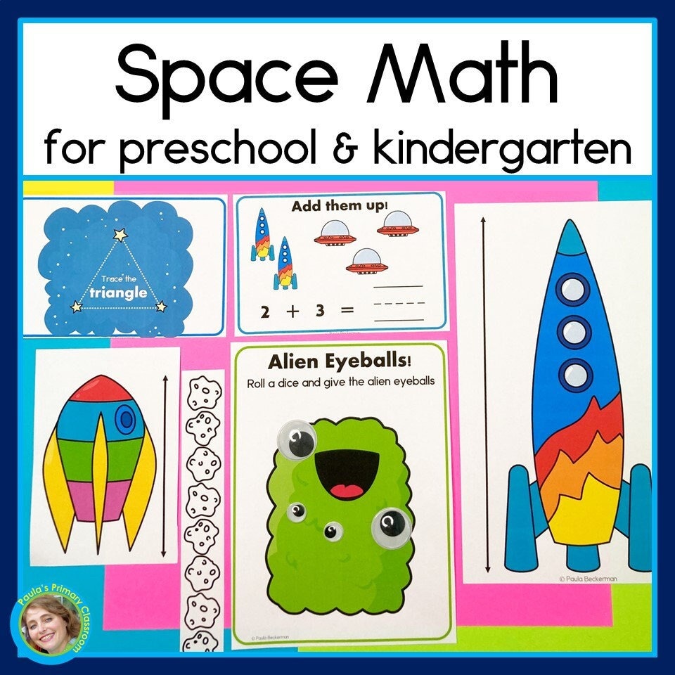 Space Math Outer Space Activities Number Measurement Shape Adding More ...