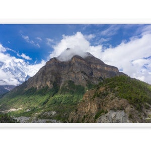 Gyarphu, Annapurna Circuit, Nepal, Printable Photo, Instant Download
