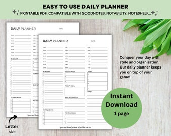 Printable Daily Planner