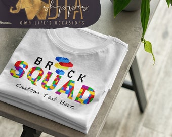 Brick Squad Font Shirt | Personalized Family Vacation Shirt | Custom Birthday Shirts | Custom Party Shirt | DIA Shoppes