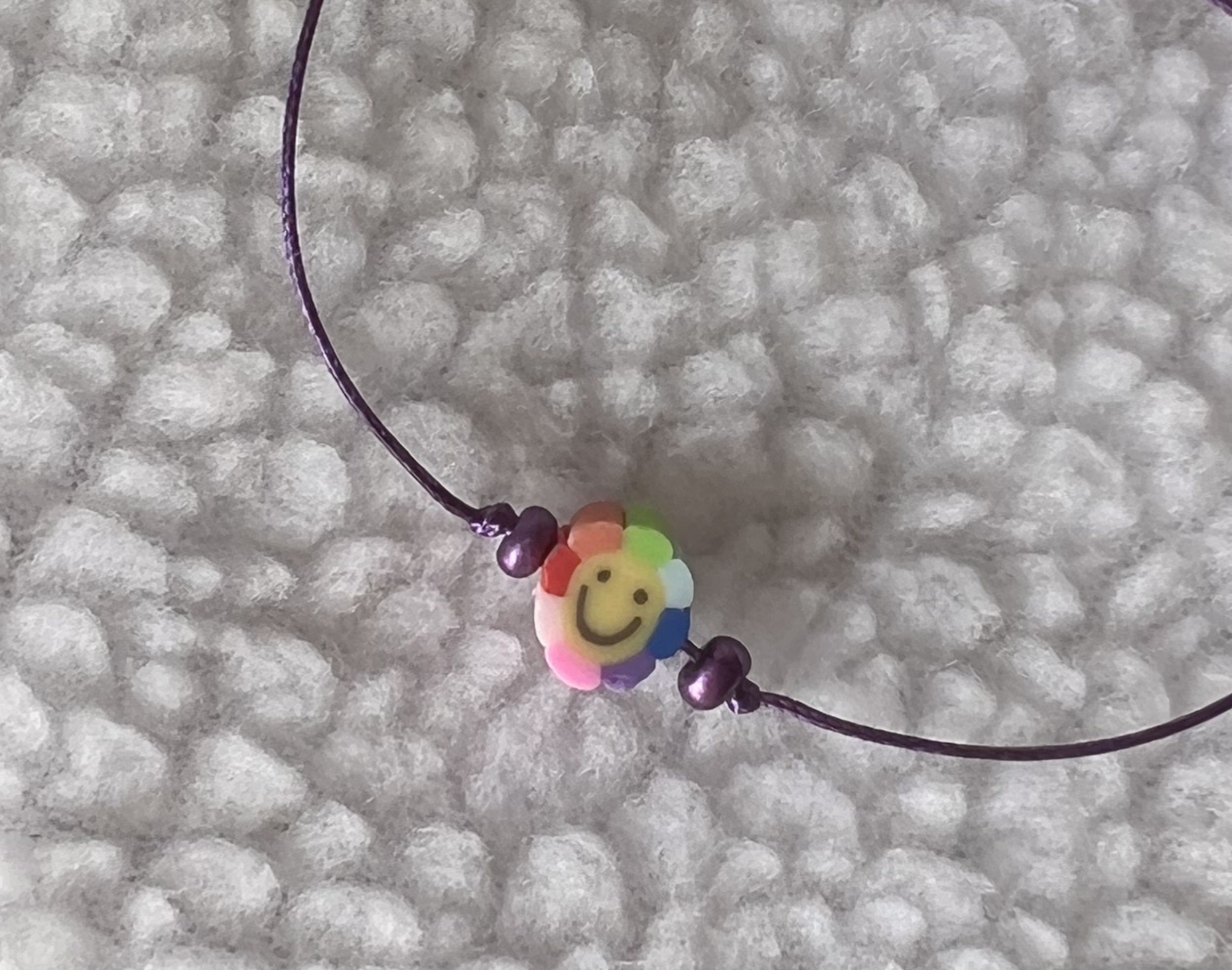 BTS J Hope Hobicore Sunshine Bracelet in Purple: Waxed