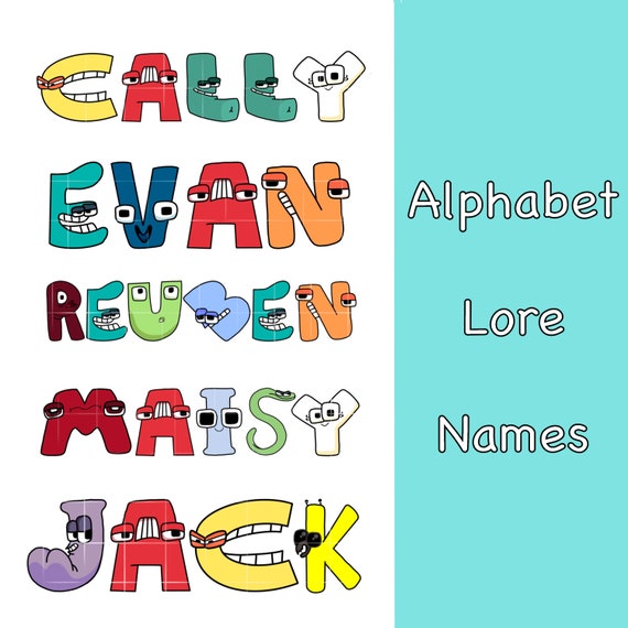 Alphabet Lore Custom Name PNG Roblox  Characters 