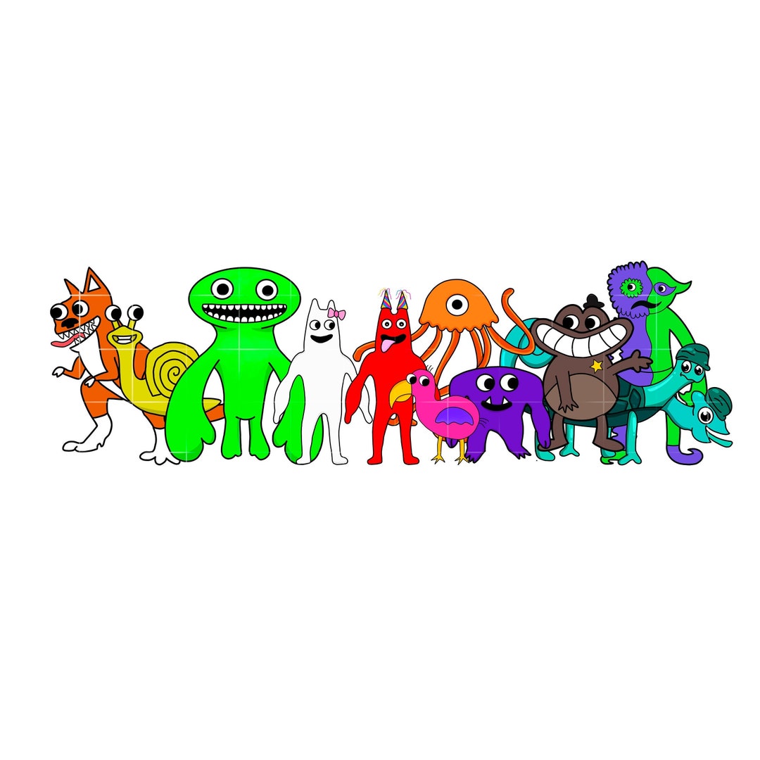 Roblox-inspired Rainbow Friends Characters PNG Digital Download: Ideal for  Sublimation & Printing Crafts 