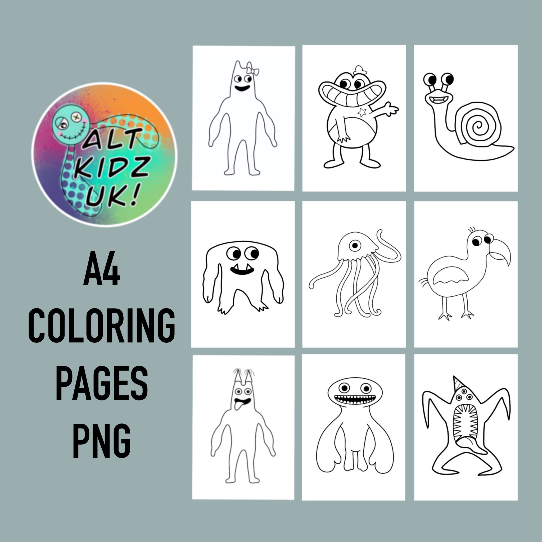 Free Roblox Garten of Banban Coloring Pages at GBcoloring