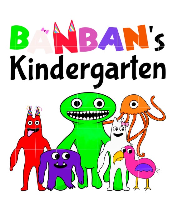 Garten of Banban characters PNG digital download image, Garten of Banban  Roblox digital file for sublimation and crafts