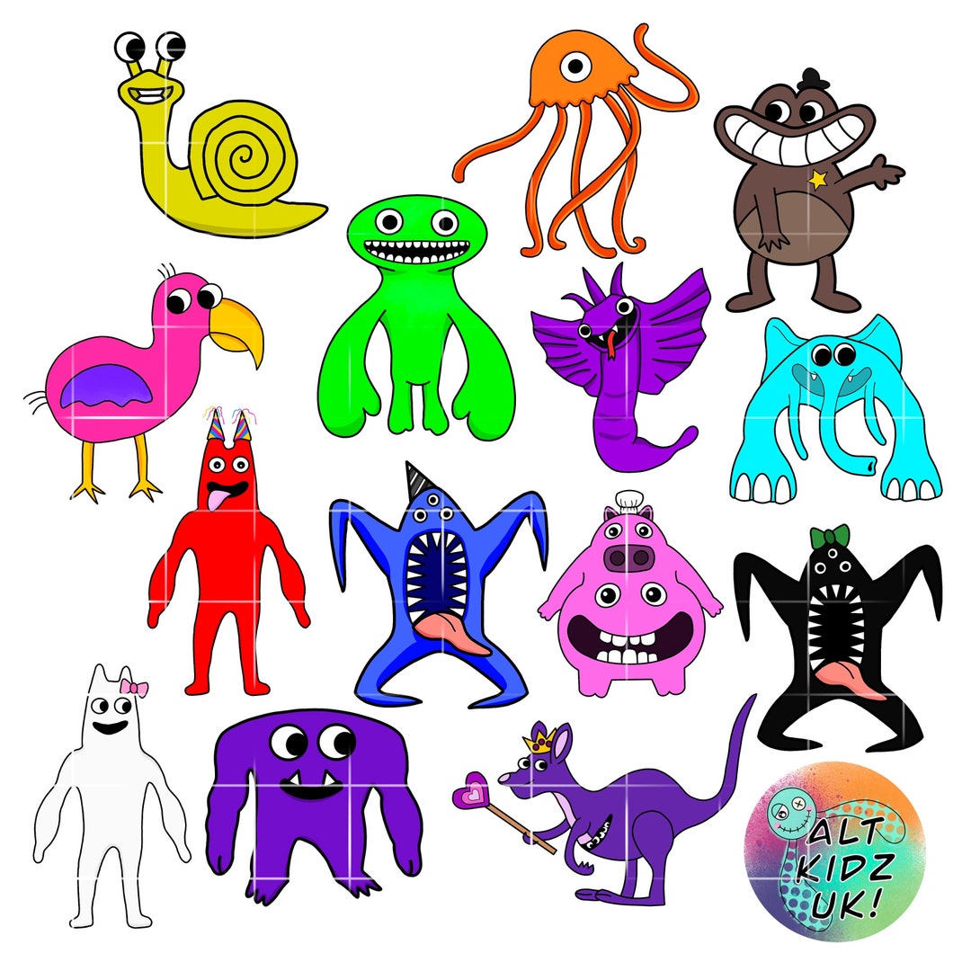 Garten Of Banban Chapter 1 4 Character Bundle PNG Roblox Etsy Portugal