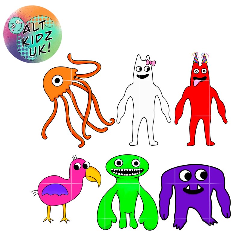 Garten Of Banban PNG Bundle Jumbo Josh Roblox Characters Etsy