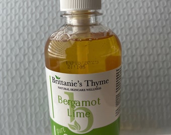 Brittanie’s Thyme Natural Skincare Wellness Bergamot Lime pure Olive Hand Soap 12 fl Oz