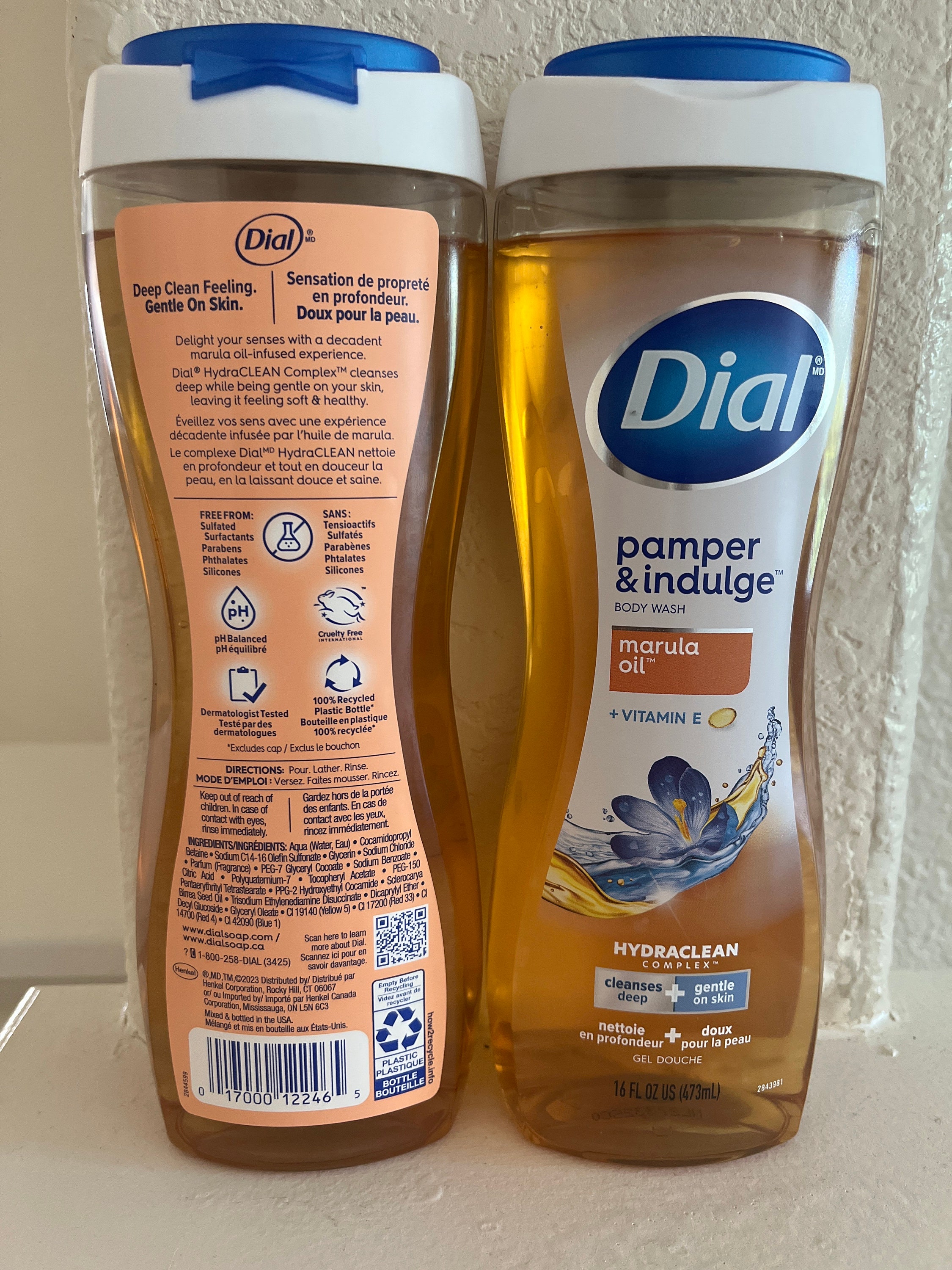 2 X Dial MARULA OIL Moisturizing Body Wash, 16 Oz Ea Etsy