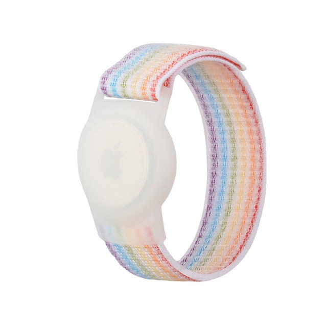 AirTag Collier pour enfant - Pour Apple Air Tag - Caché - Étui AirTags -  Plus sûr que le bracelet à pendentif AirTec GPS Tracker (rose, jaune)