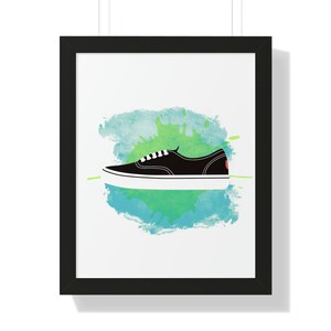 Pop Art Sneaker Wall Art - Decoración de zapatos de tenis Keds para espacios modernos