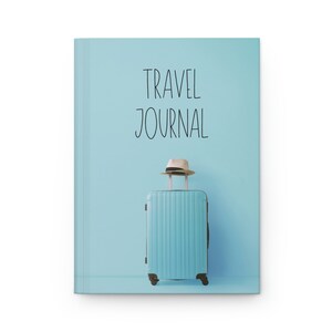 Adventure Awaits - Gift for Traveler Hardcover Travel Journal - Wanderlust Matte Finish