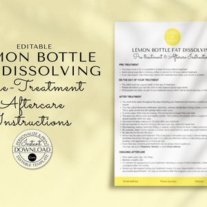 lemon bottle fat dissolving instructions Lemon Bottle Fat