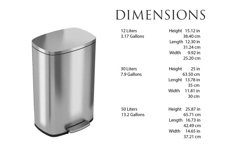 More Than A Waste Receptacle Garbage Can or Recycle Can I Etsy