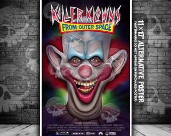 Cosmic Clown Horror 11x17 Poster