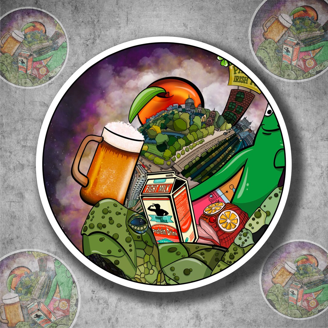 Sunny Landmarks Vinyl Sticker Pack P's Pub Rum Ham Etsy