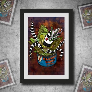 Man Eating Plant and Sandworm Mashup Print (2047,2046)