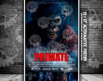 Primal Rage Horror 11x17 Alternative Movie Poster