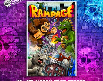 Arcade City Smashers 11x17 Alternative Movie Poster