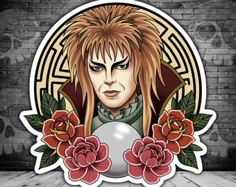 Fantasy Maze Goblin Art Sticker | Waterproof Vinyl Die Cut Sticker