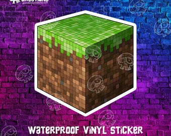 Crafting Blocks (Various Styles) Waterproof Vinyl Sticker