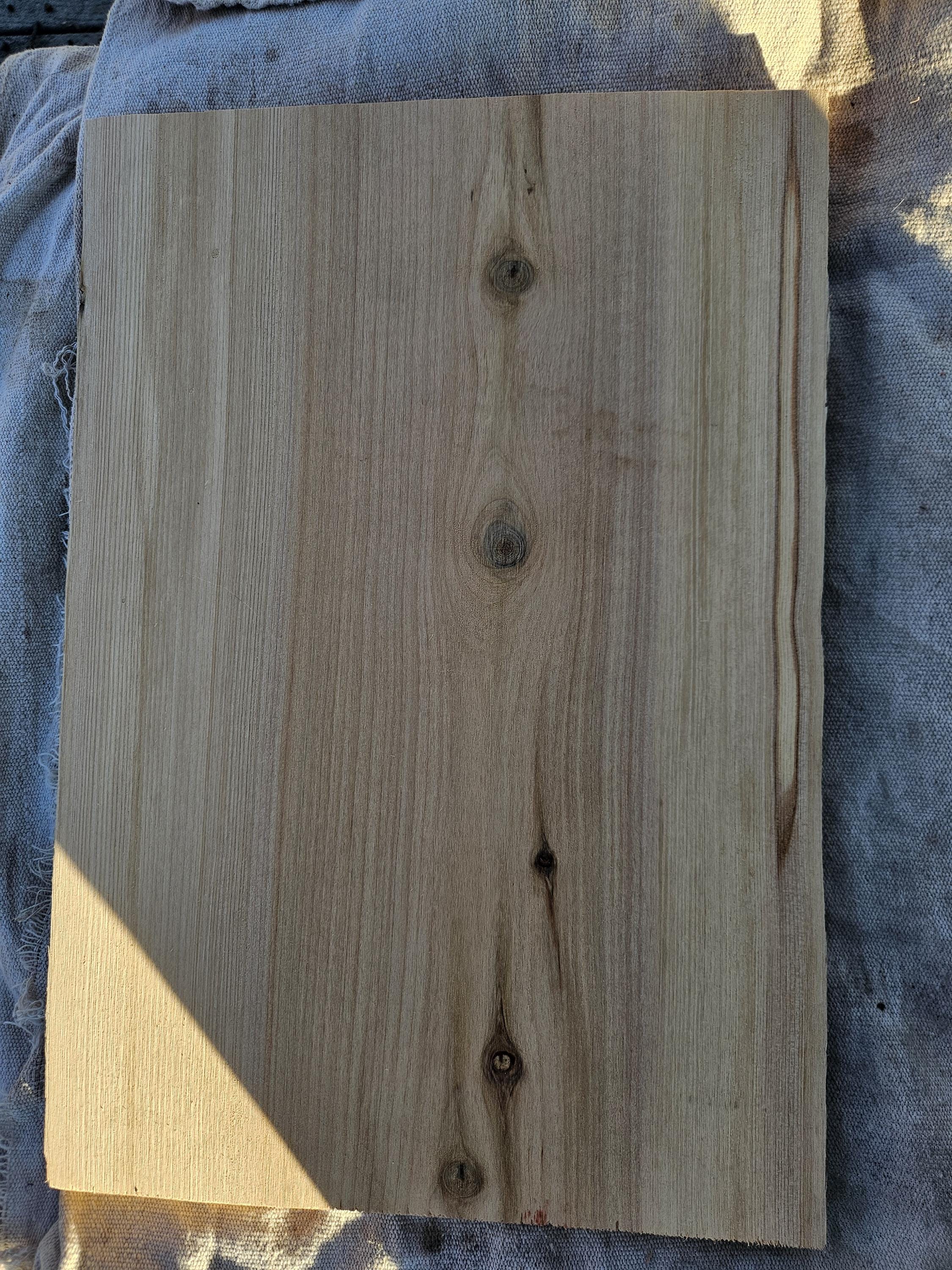 Étagère murale échelle bois de cèdre 41,5 x 30 x 176 cm
