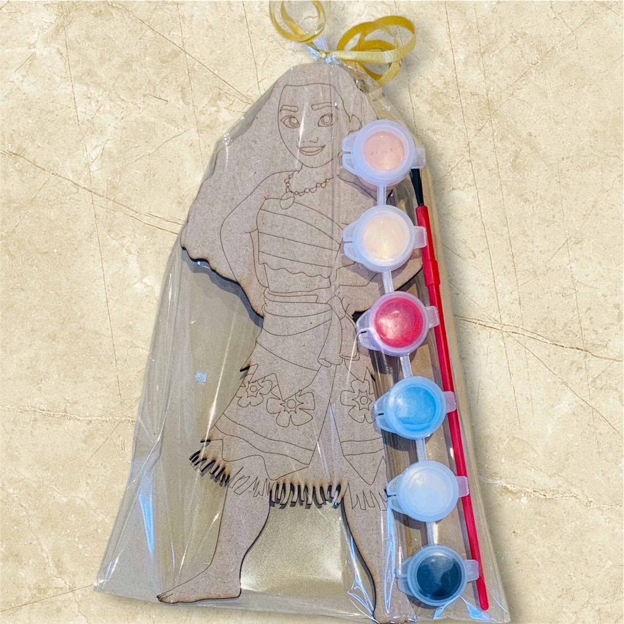 Moana Party Favor: Paint Your Own Craft Kit