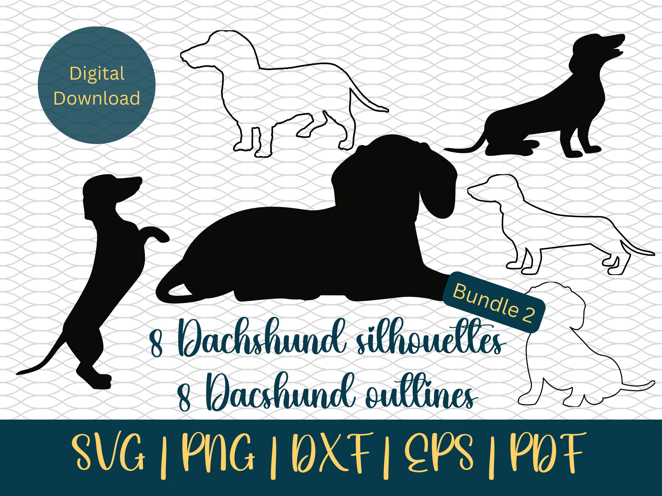 Dachshund Svg Bundle Dog Svg Dachshund Silhouette Bundle Dachshund dachshund-svg-bundle-dog-svg-dachshund-silhouette-bundle-dachshund