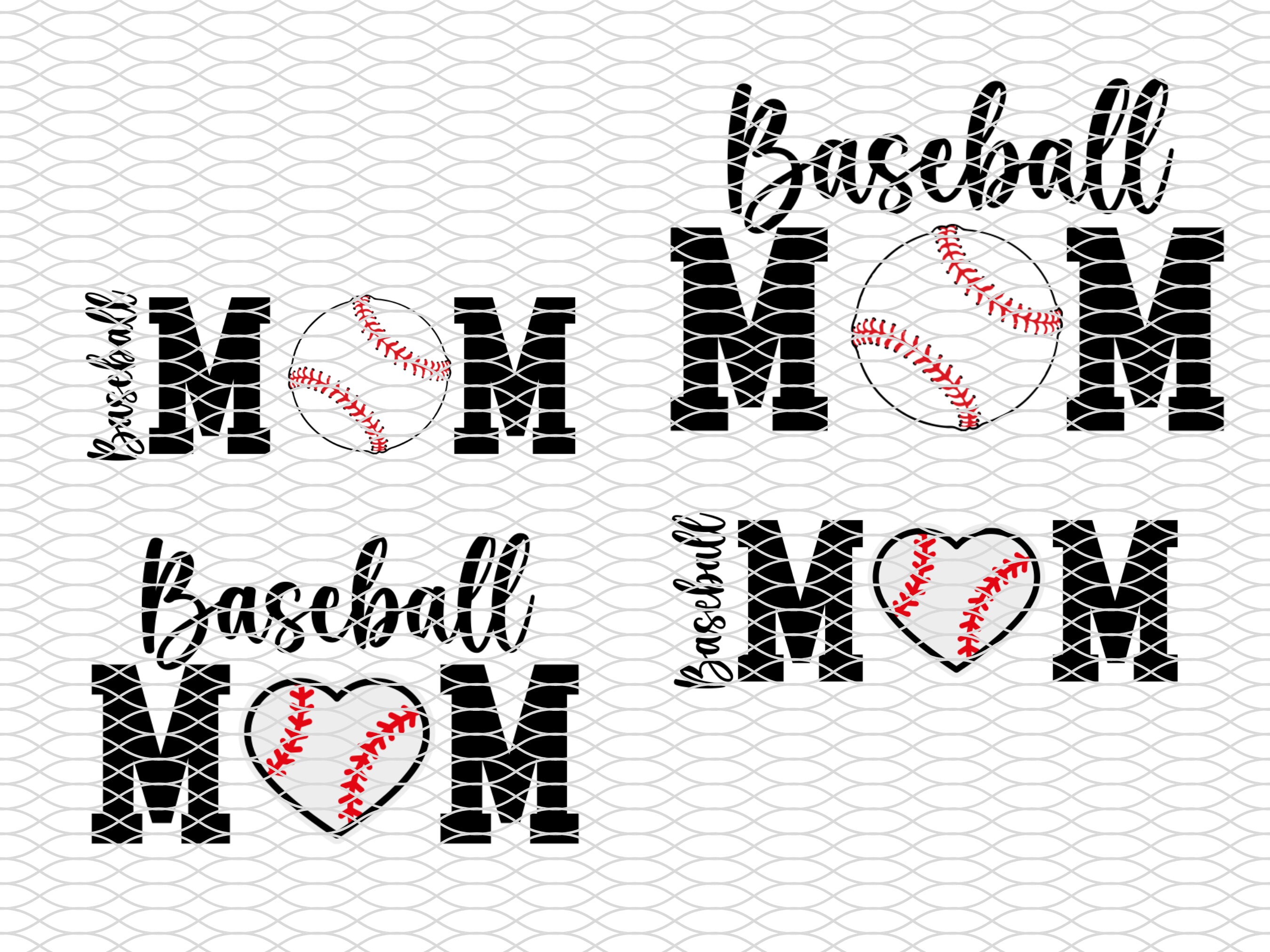 Baseball Mom SVG Bundle, Baseball SVG, Baseball Shirt SVG, Baseball Mom