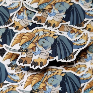 Monster Hunter | Samurai Zinogre | Vinyl Sticker