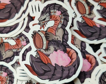 Monster Hunter | Clean Almudron | Vinyl Sticker