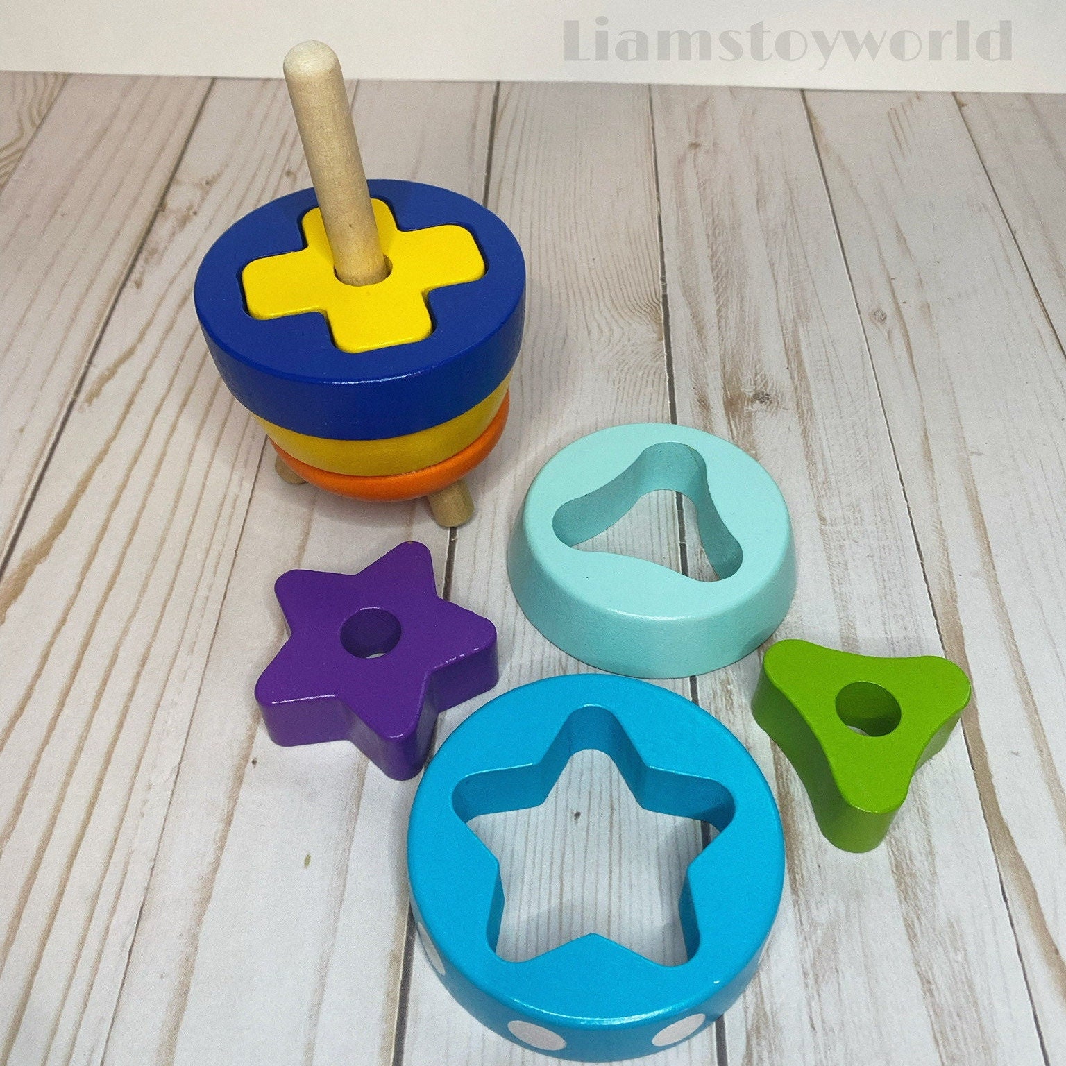 Rocket Stacking Blocks - Etsy