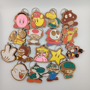 costum keychain super mario