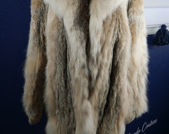 Gorgeous Vintage Bill Blass Canadian Lynx Fur Coat Jacket