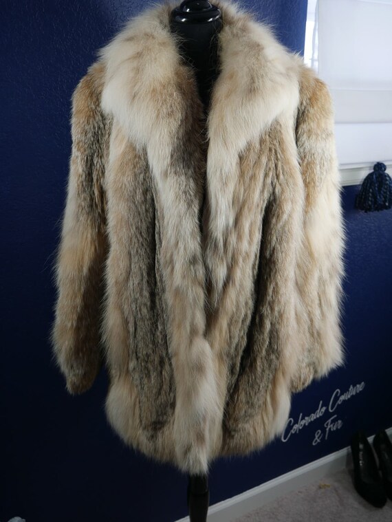 Gorgeous Vintage Bill Blass Canadian Lynx Fur Coat