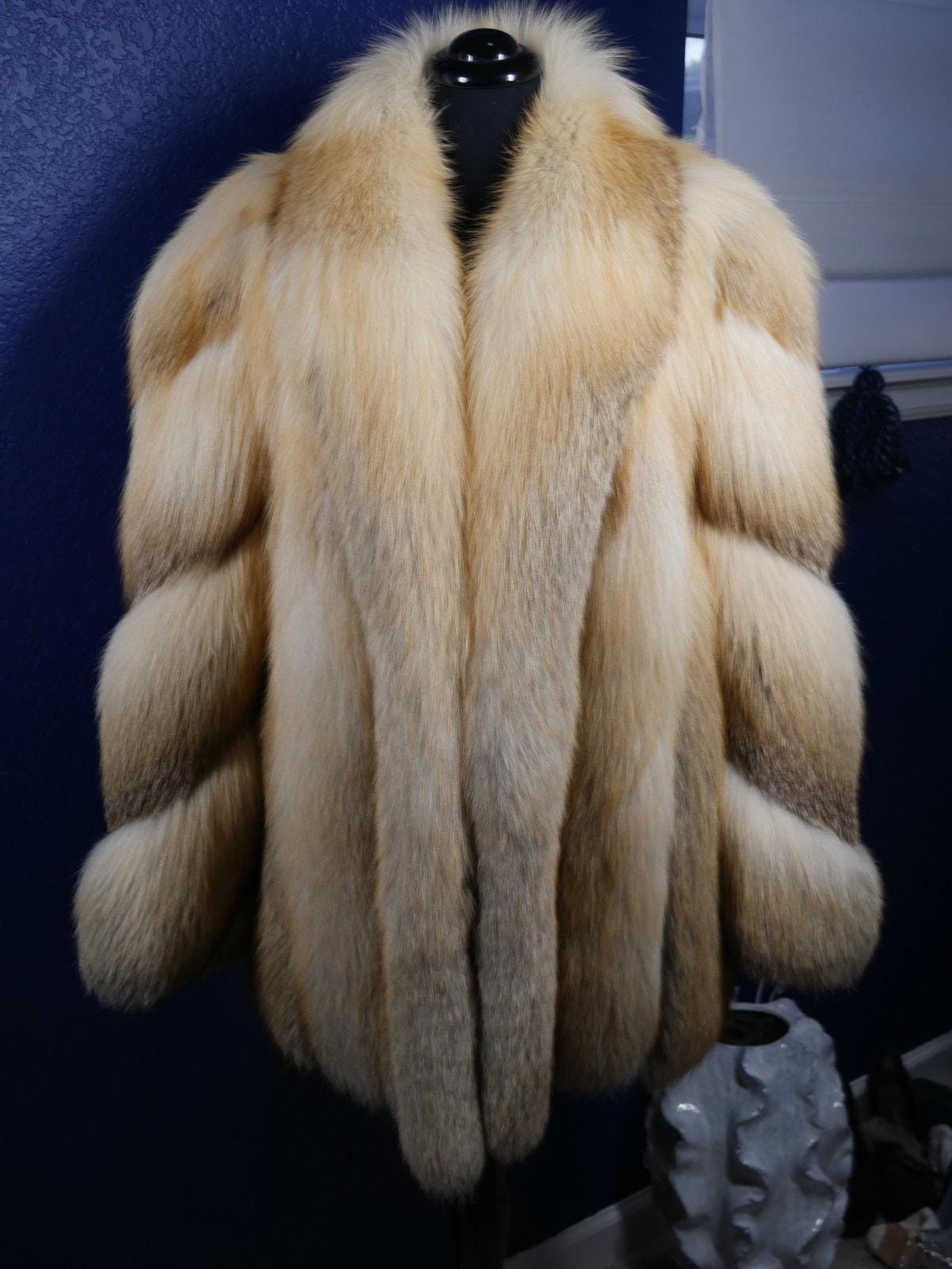 Saga Fox Fur Coat - Etsy